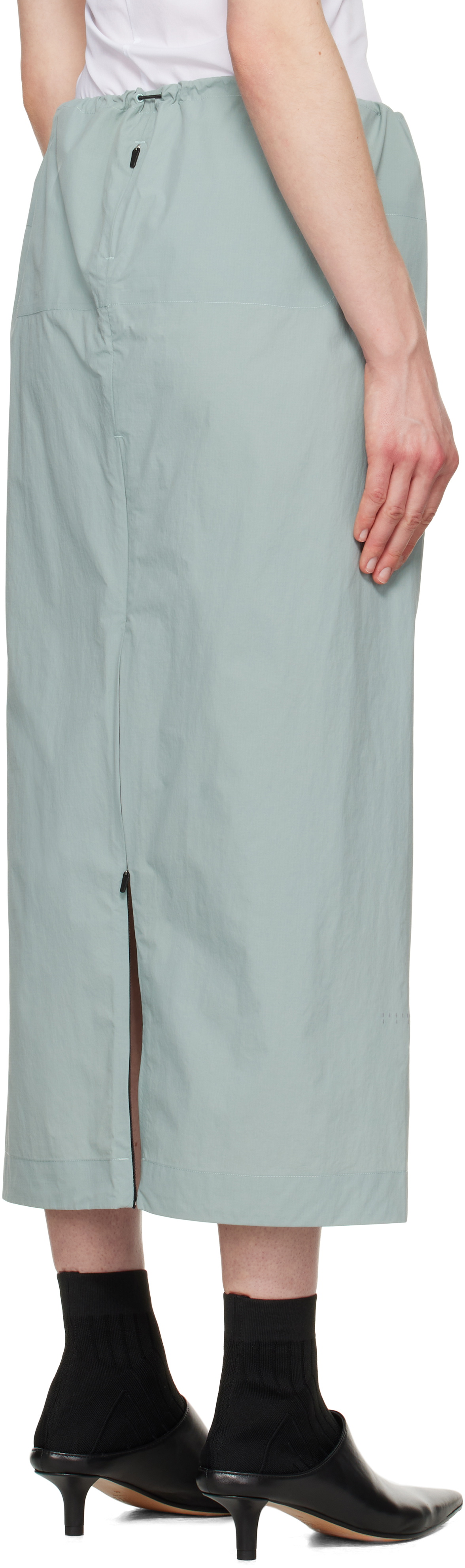 JOHANNA PARV Green Cover Midi Skirt