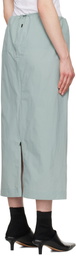 JOHANNA PARV Green Cover Midi Skirt