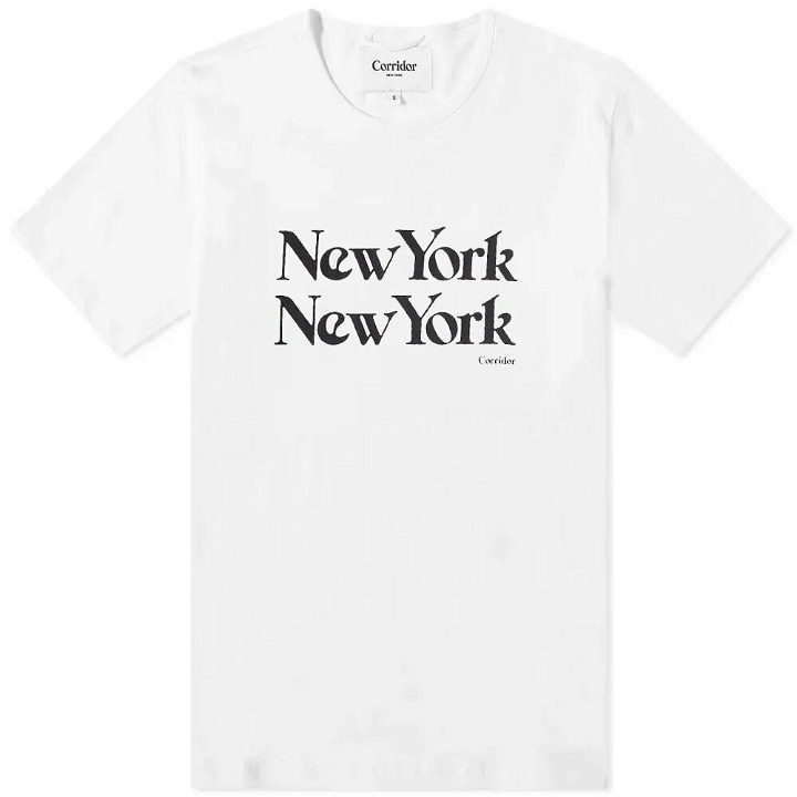 Photo: Corridor Men's New York New York T-Shirt in White