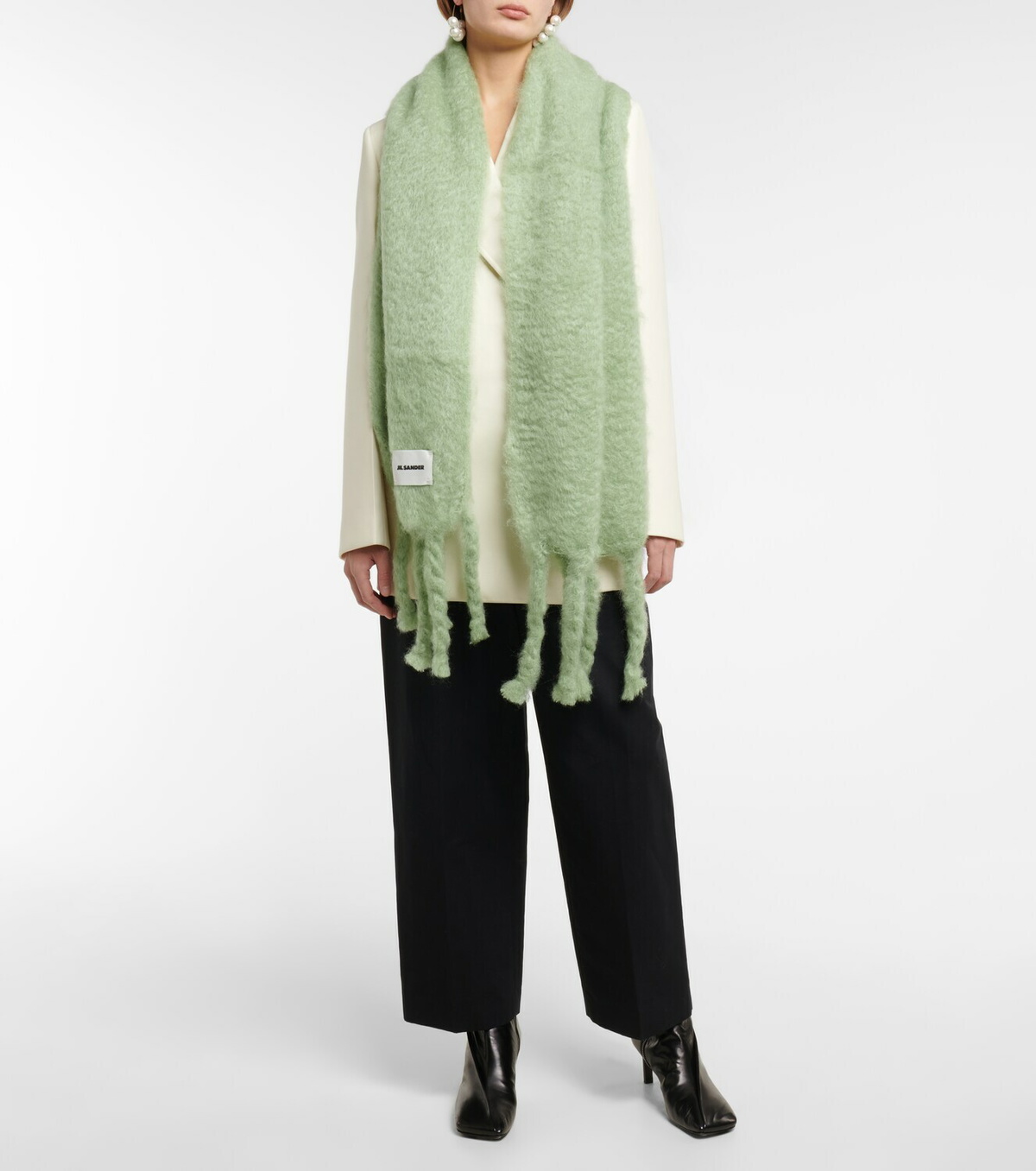 Jil Sander - Mohair-blend scarf Jil Sander