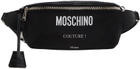Moschino Black 'Moschino Couture' Cordura Nylon Belt Bag