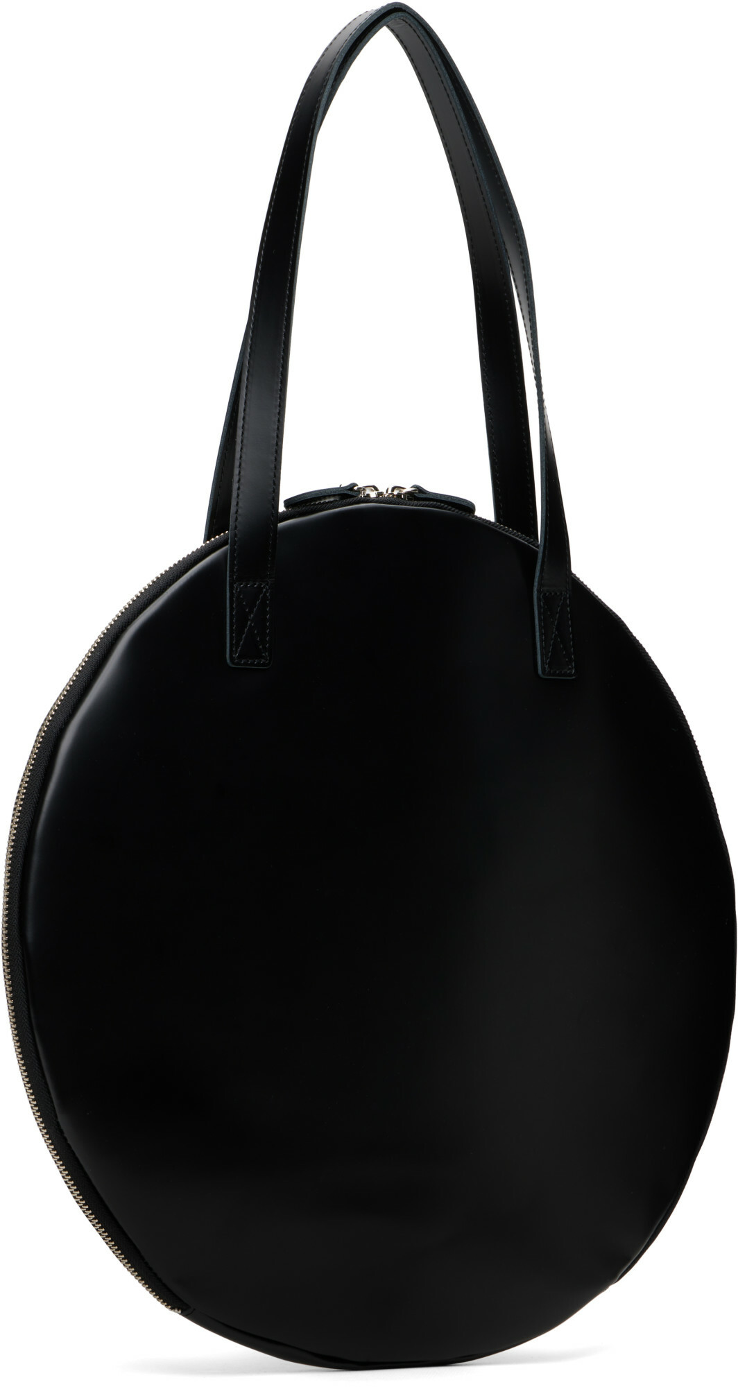 Junya Watanabe Black Smooth Wool & Leather Bag
