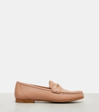 Chloé Chloé logo embellished leather loafers