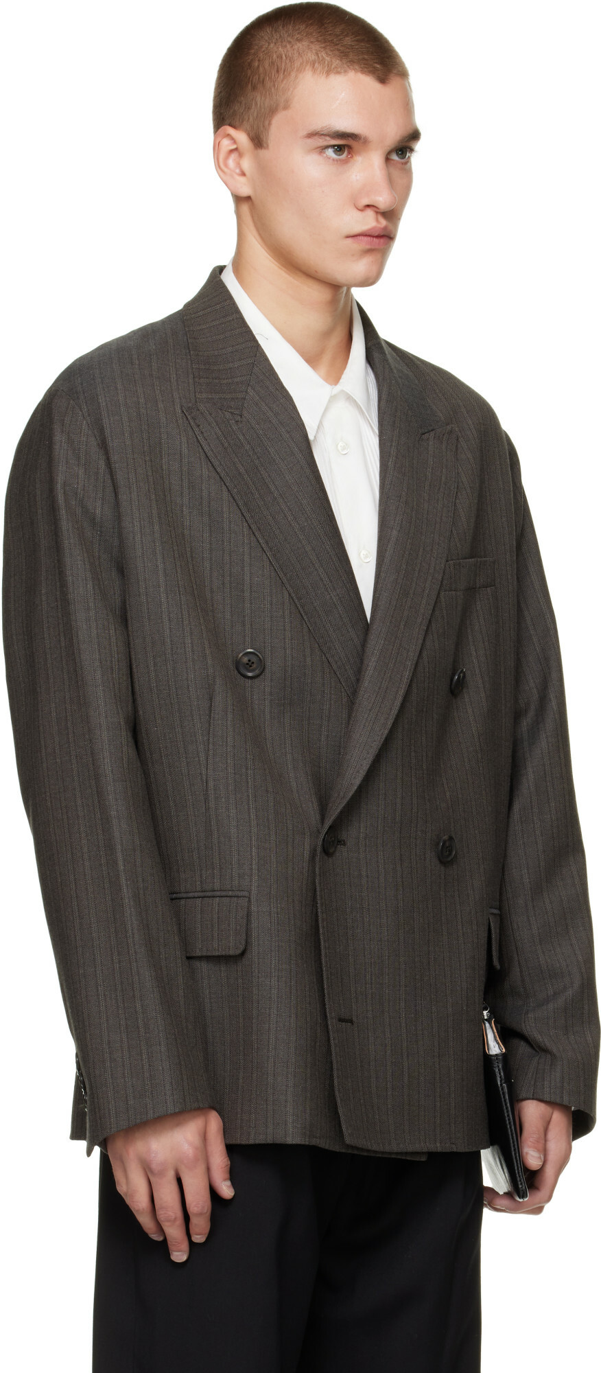 OUR LEGACY Brown Halt Blazer