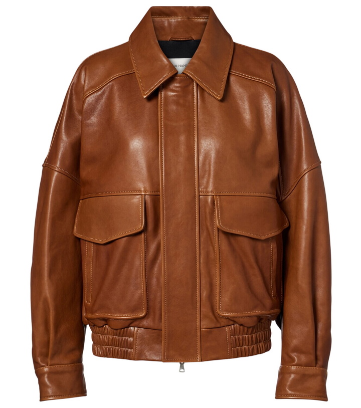 Photo: Nour Hammour Runa leather blouson jacket
