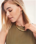 Brooks Brothers Women's Bamboo Collar Necklace | Gold