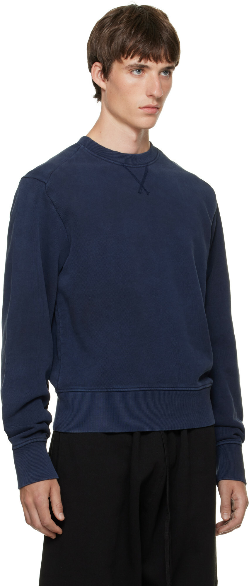 Entire Studios Navy Pod Crew Sweatshirt