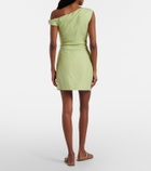 SIR Asymmetric linen minidress