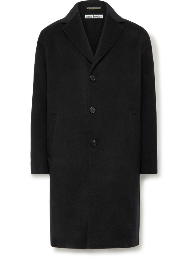 Photo: Acne Studios - Oversized Double-Faced Wool Coat - Black