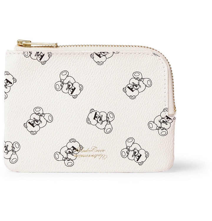 Photo: Undercover - UBEAR Printed Faux Leather Wallet - White
