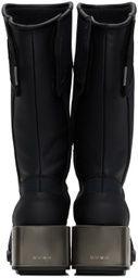 GmbH Black Baris Knee High Moto Boots