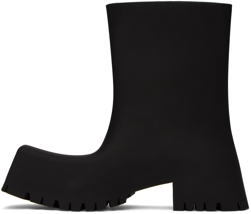 Balenciaga Black Trooper Ankle Boots