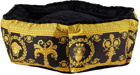 Versace Yellow & Black Small Barocco Pet Bed