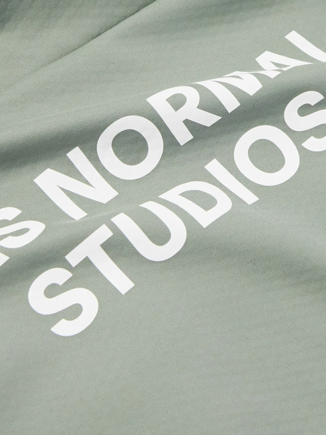 Pas Normal Studios - Essential Thermal Logo-Print Recycled Cycling Jersey - Green