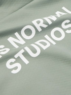 Pas Normal Studios - Essential Thermal Logo-Print Recycled Cycling Jersey - Green