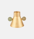 Natalia Criado Gold-plated candle holder
