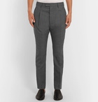 Officine Generale - Grey Marcel Tapered Pleated Wool Suit Trousers - Men - Gray