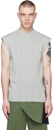 A-COLD-WALL* Grey Artisan Tank Top