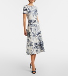Oscar de la Renta Printed cocktail dress