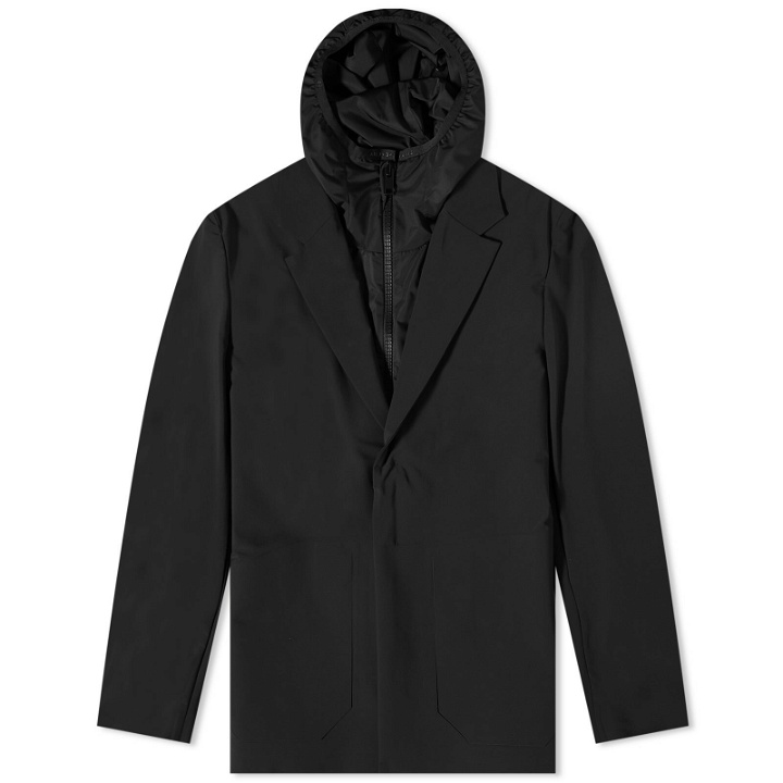 Photo: Givenchy Men's Tech Hooded Blazer in Black