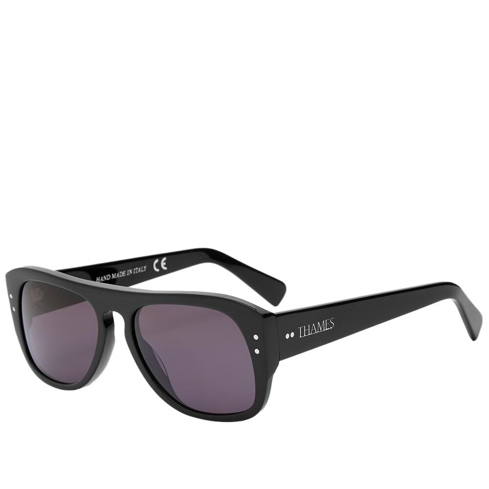 Thames Men's TV Sunglasses in Black Thames