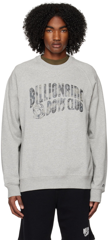 Photo: Billionaire Boys Club Gray Camo Arch Sweatshirt