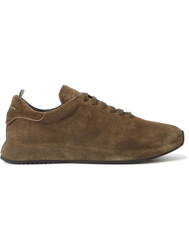 Photo: OFFICINE CREATIVE - Race Suede Sneakers - Green