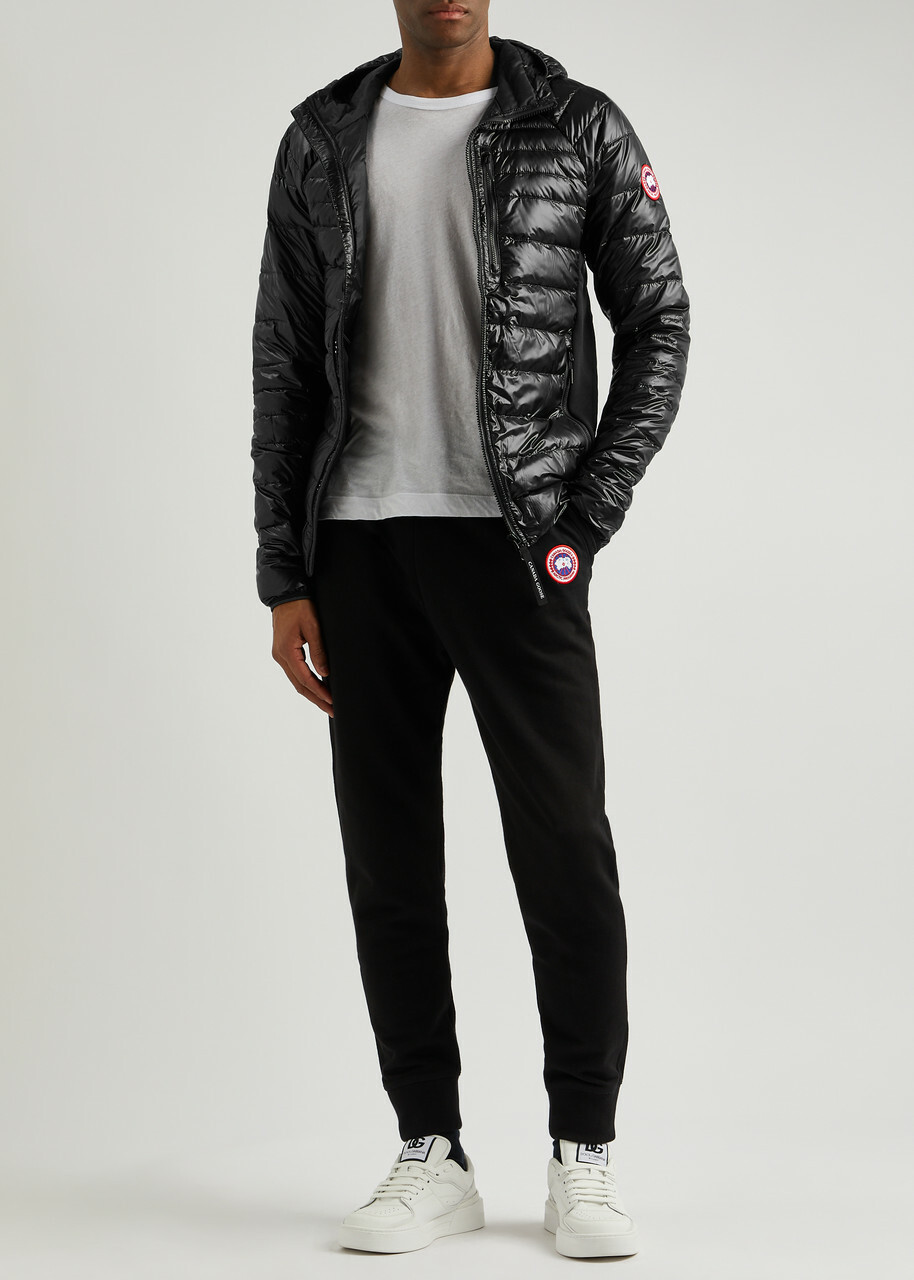 Canada Goose Hybridge Lite Black Hooded Shell Jacket, Black, Jacket