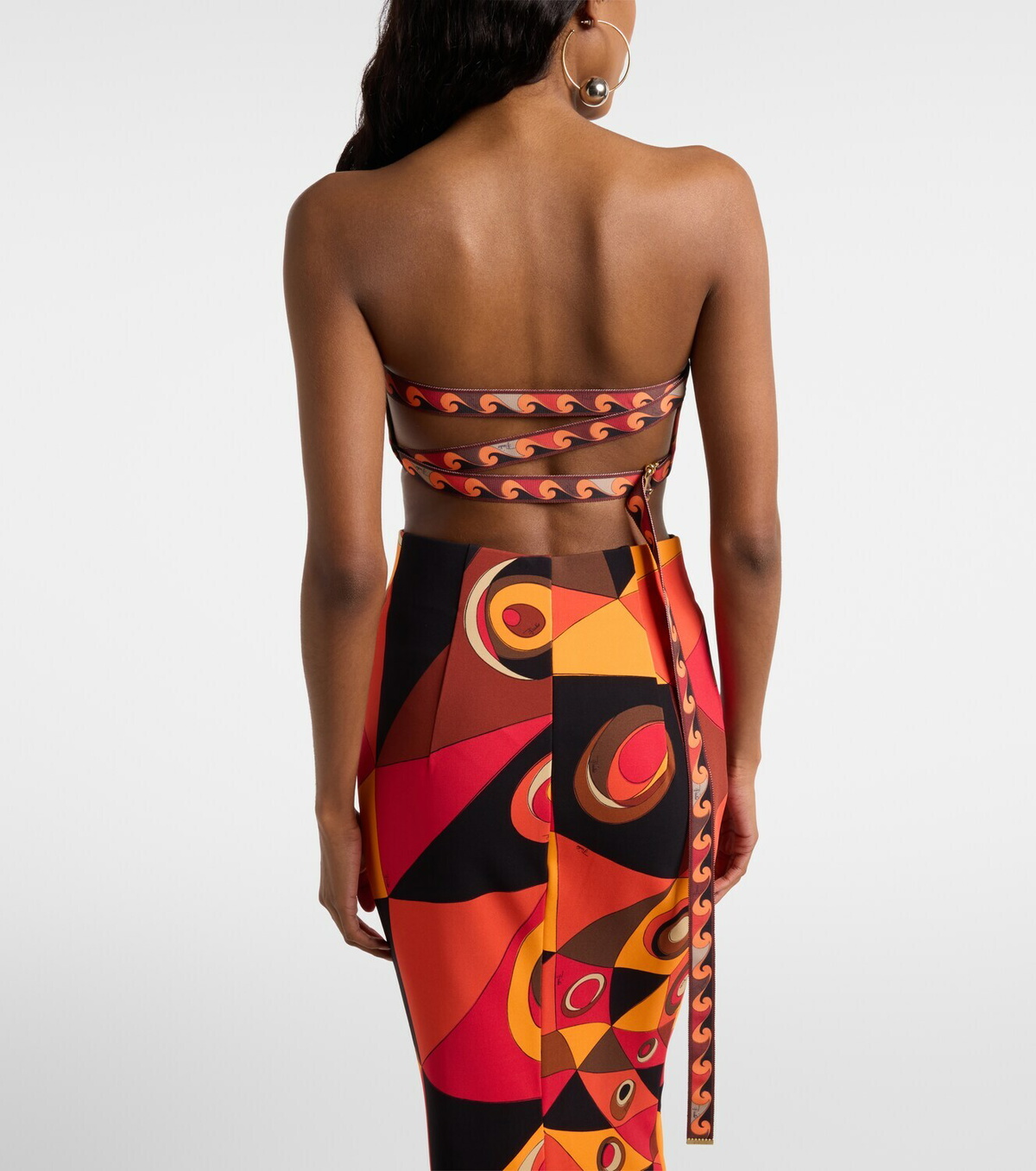 Pucci Manuba cotton bandeau top