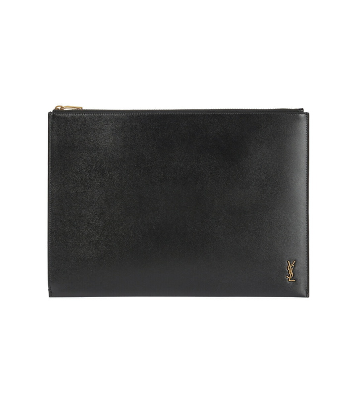 Photo: Saint Laurent - Zipped leather pouch