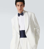 Brunello Cucinelli Cotton and silk satin bow tie