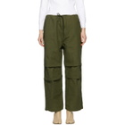 Chimala Green Drawstring Cover Trousers