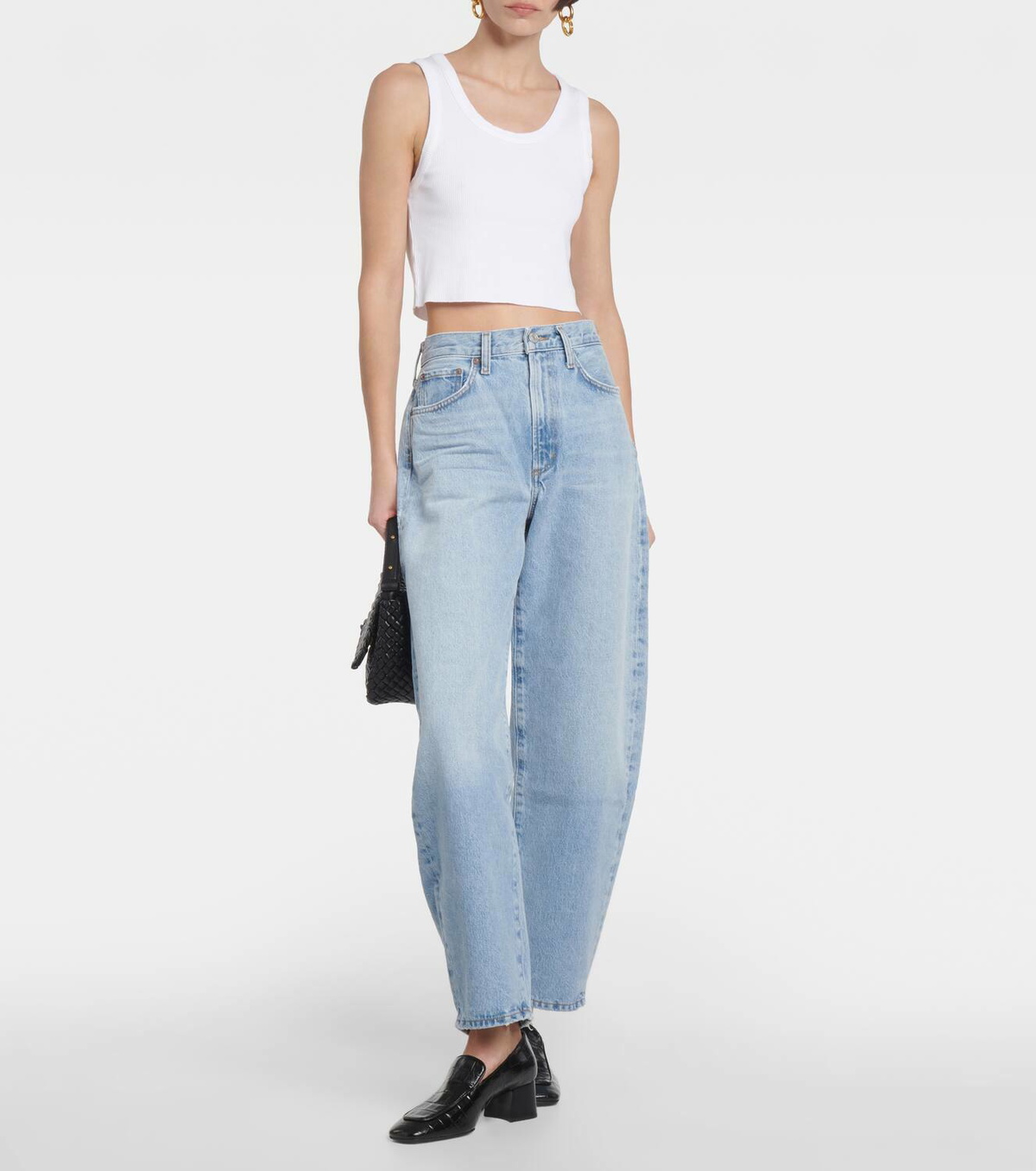 Agolde High-rise balloon-leg jeans
