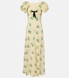 Rodarte Floral silk crêpe gown