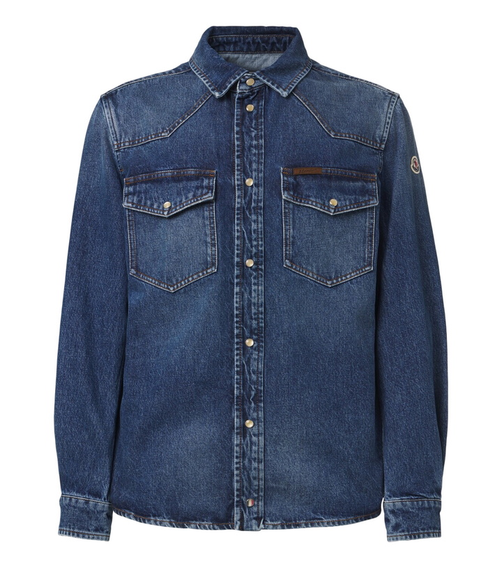 Photo: Moncler Denim Western shirt