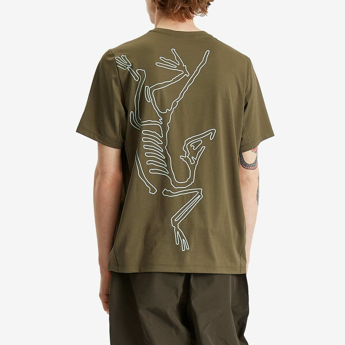Arc'teryx Men's Cormac Arc'Bird Logo T-Shirt in Tatsu