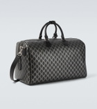 Gucci GG leather-trimmed duffel bag
