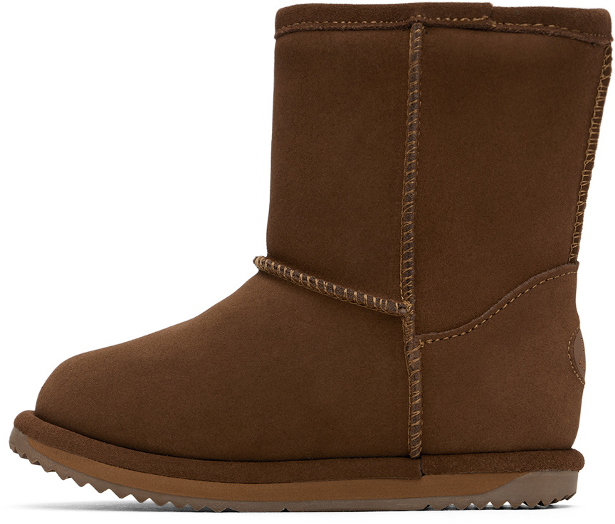 EMU Kids Brown Brumby Lo Boots