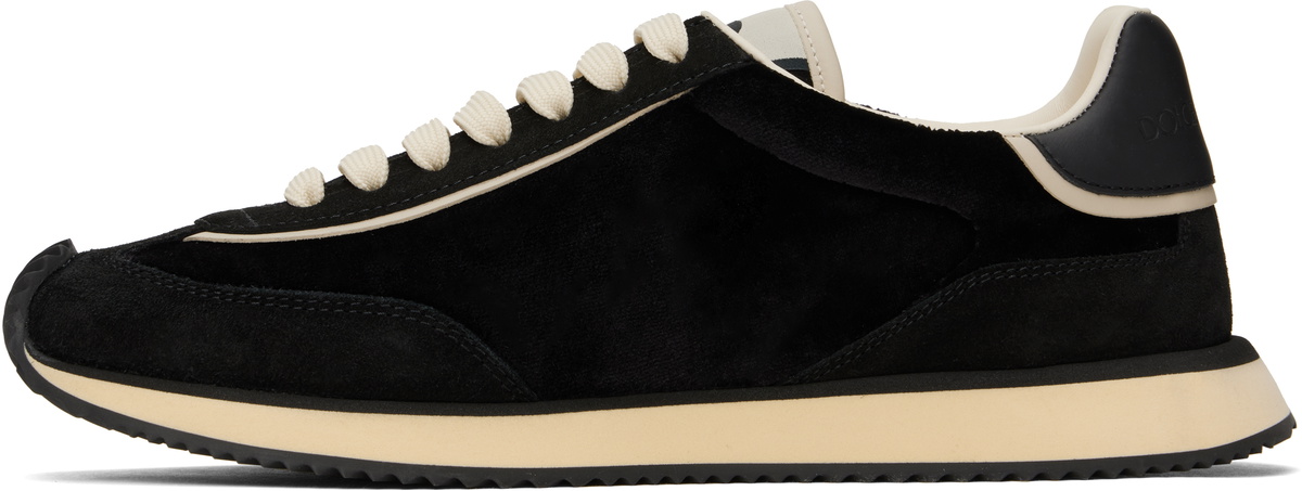 Dolce&Gabbana Black & Beige 'DG' Cushion Sneakers