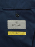 Canali - Kei Slim-Fit Cotton-Blend Twill Suit Jacket - Blue