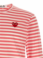 Comme des Garçons Play Logo Patch Stripes T-shirt