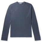 JAMES PERSE - Loopback Supima Cotton-Jersey Sweatshirt - Blue