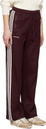 Sporty & Rich Burgundy adidas Originals Edition Track Pants