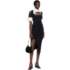 Vivienne Westwood Black Long Monday Pulling Midi Dress