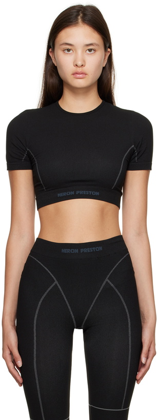 Photo: Heron Preston Black Active Sport Top
