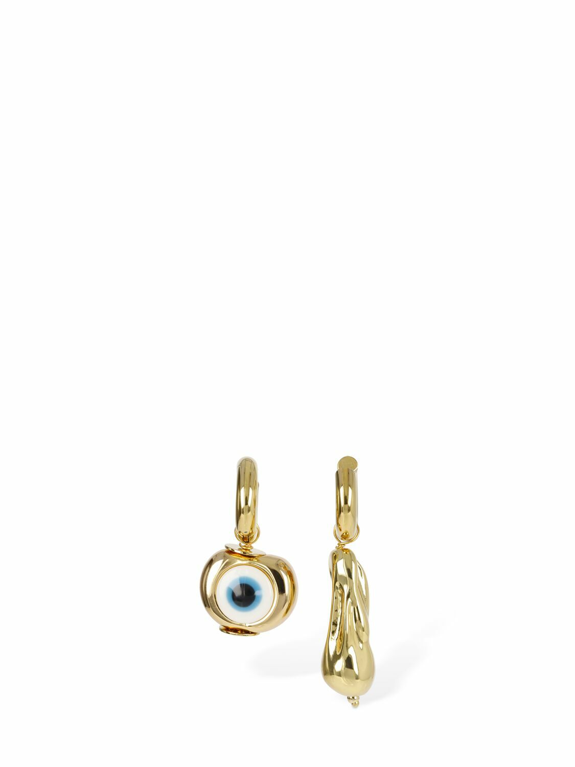 TIMELESS PEARLY - Eye & Drop Mismatched Earrings Timeless Pearly