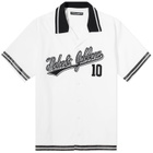 Dolce & Gabbana Men's Baseball Vacation Shirt in Black/White