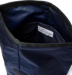 NANAMICA - Utility Small Ripstop and Microsuede Messenger Bag - Blue