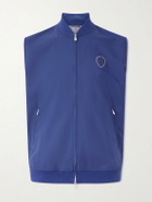 Brunello Cucinelli - Logo-Appliquéd Tech-Shell Gilet - Blue