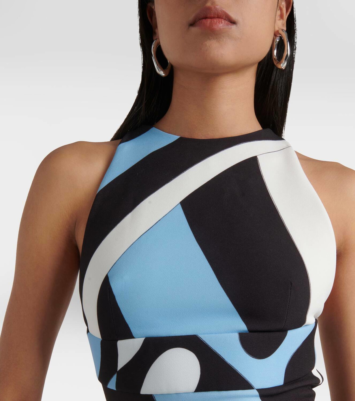 pucci open back dress Pucci Iride open-back gown Emilio Pucci